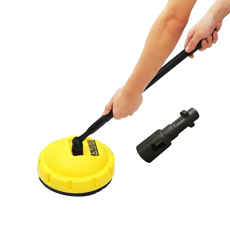 

Pressure Washer Brush Power Washer Scrubber With Handle Rotary Surface Cleaner Multi-purpose Household Clean Tool For Car Floor
