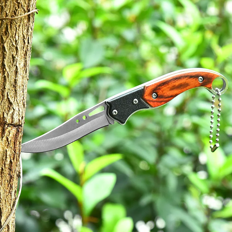 Wholesale of outdoor mini folding knives by manufacturers, dismantling and delivery of stainless steel knives, portable and self