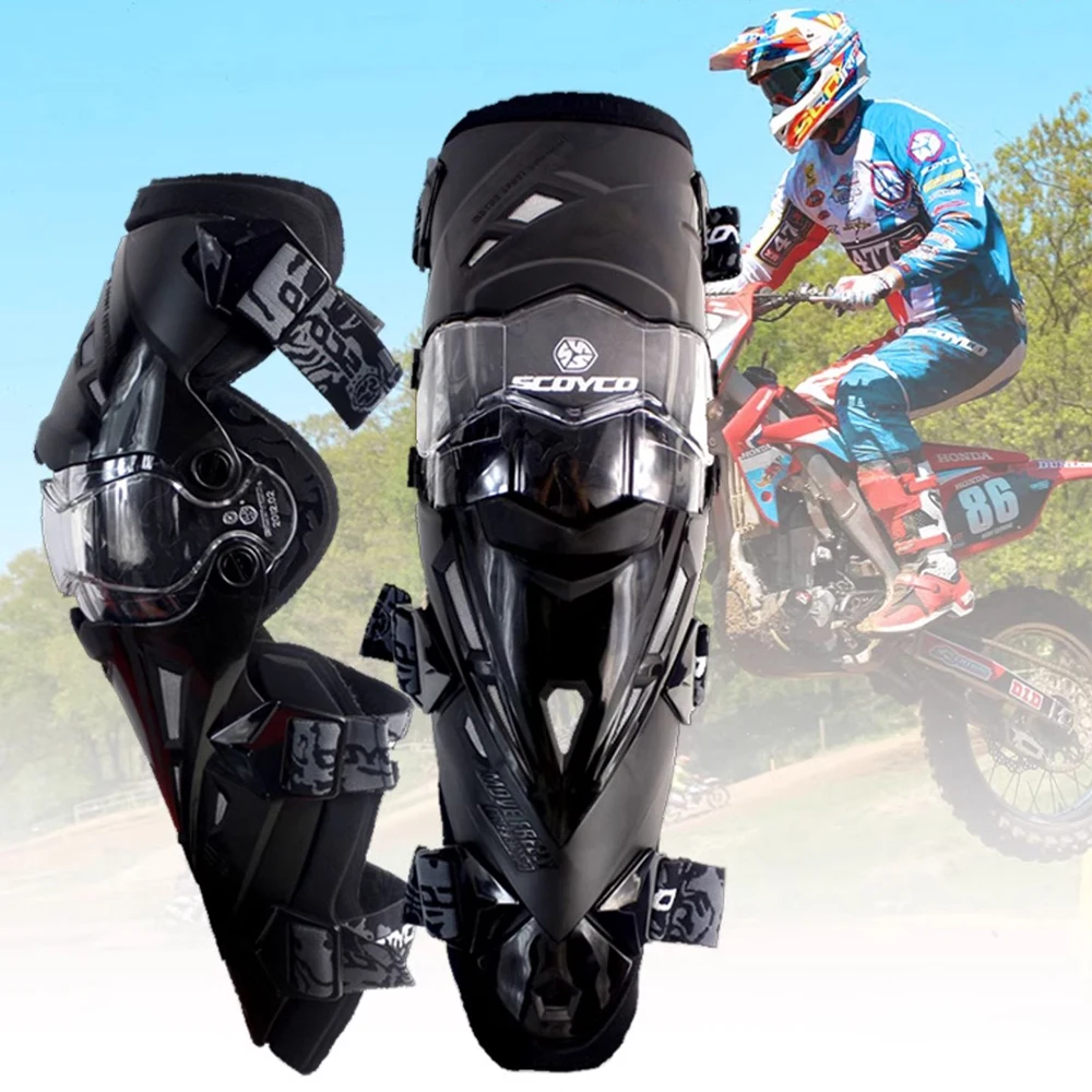 モトクロス膝パッド 落下防止 耐摩耗性 オートバイプロテクター スポーツ膝パッド アウトドアバイク乗馬保護具