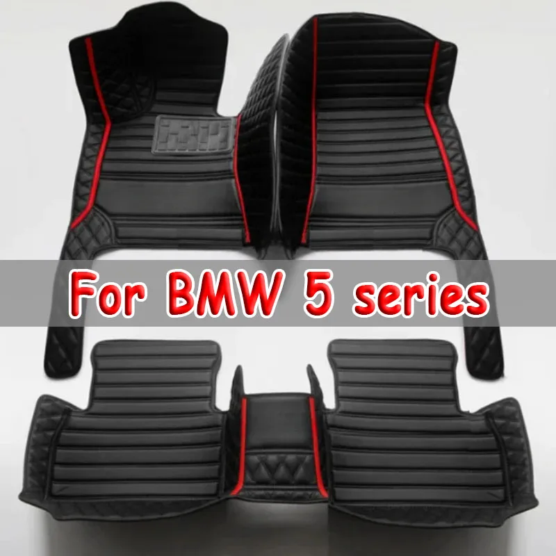 

Car floor mats for BMW 5 series G30 525i 530i 540i 2018 19 20 21 22 Custom auto foot Pads automobile cover interior accessories
