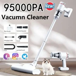 Xiaomi 95000Pa Handheld Sem Fio Vacuum Cleaner Robô De Limpeza Portátil Sem Fio Casa e Uso Do Carro Grande Aspirador De Aspiração