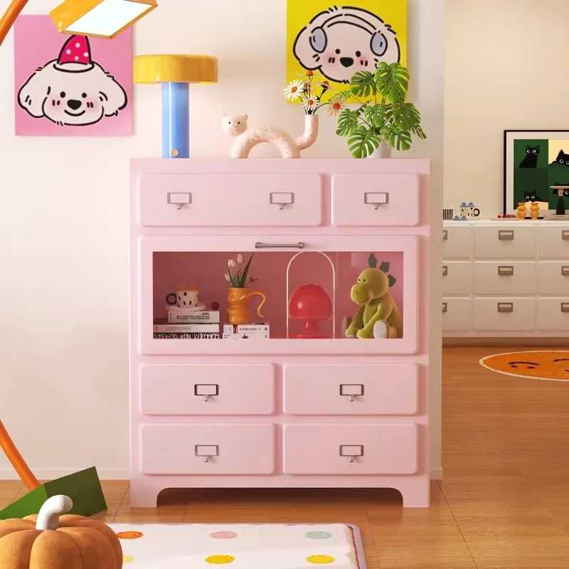 display  , dining side  , bucket cabinet, living room storage, multi-color Bamine storage  , complete