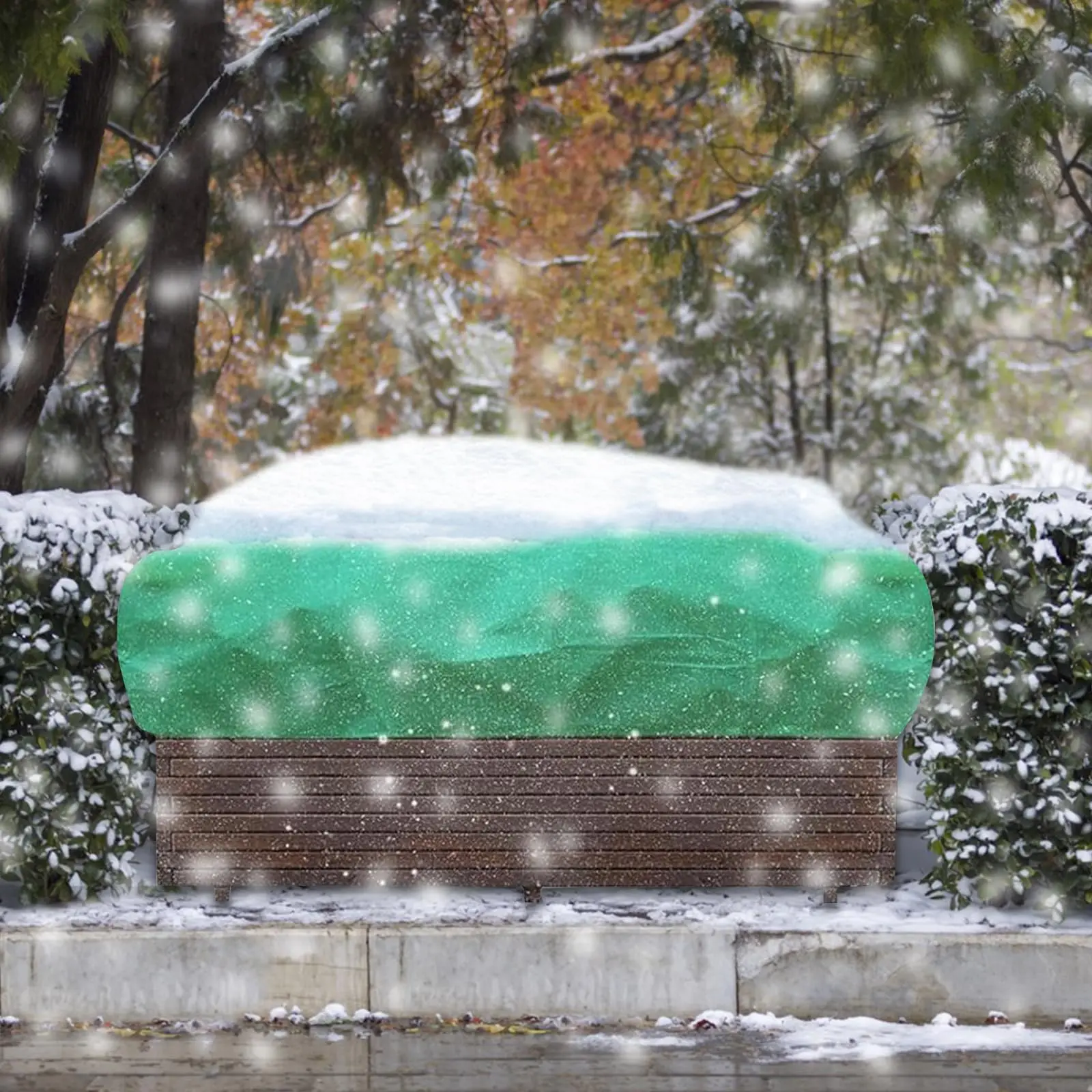 Plant Cover Protector Winter Frost with Cord Reusable Frost Fabric Plant Frost ProtectionTree Cover Bag