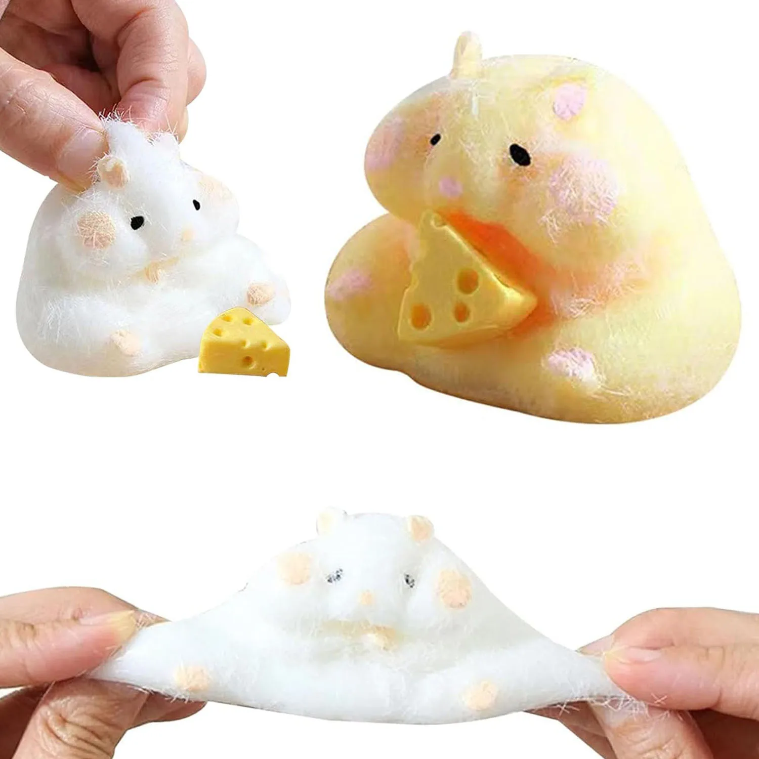 Nette Plüsch Katze Pfote Hamster Zappeln Spielzeug Mochi Antistress Stress Relief Spielzeug Für Erwachsene Kinder PU Langsam Rebound Sensorischen Spielzeug