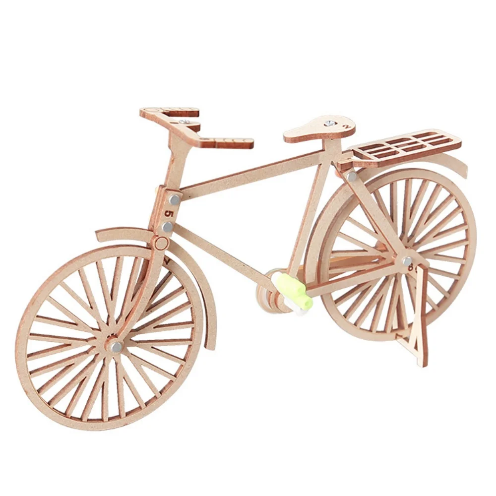 Small Bicycle Model Kits Technology Small Invention Educational Toy Multifunction DIY Assembly Educational For Children Gift