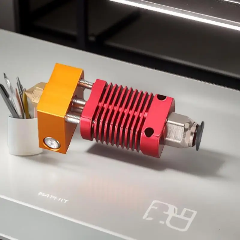 

CR-10 Hotend Extruder Kit - Complete Replacement with Nozzle, Heater & Thermistor for CR-10S, Ender 3 V2, Ender 5 3D Printers