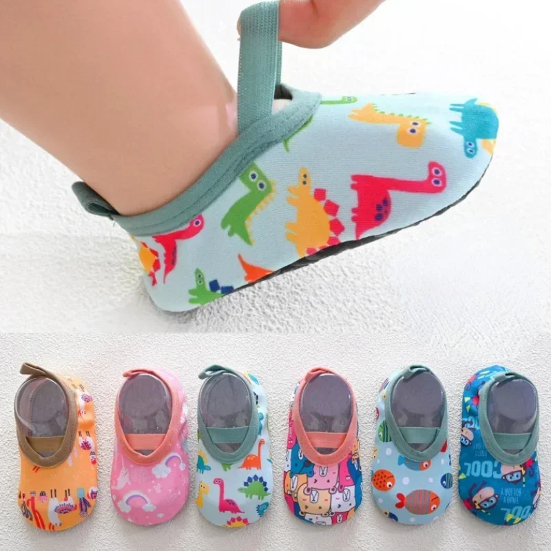 Children Beach Shoes Baby Soft Floor Indoor Slipper Snorkeling Swim Socks Boys and Girls Anti-slip Home Barefoot Kids Slippers