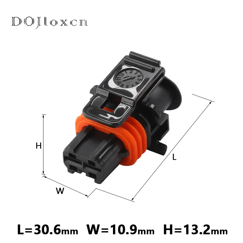 1 Set 2 Pin 1928404072 Auto Common Rail Diesel Injector Plug Automotive Fuel injector Connector