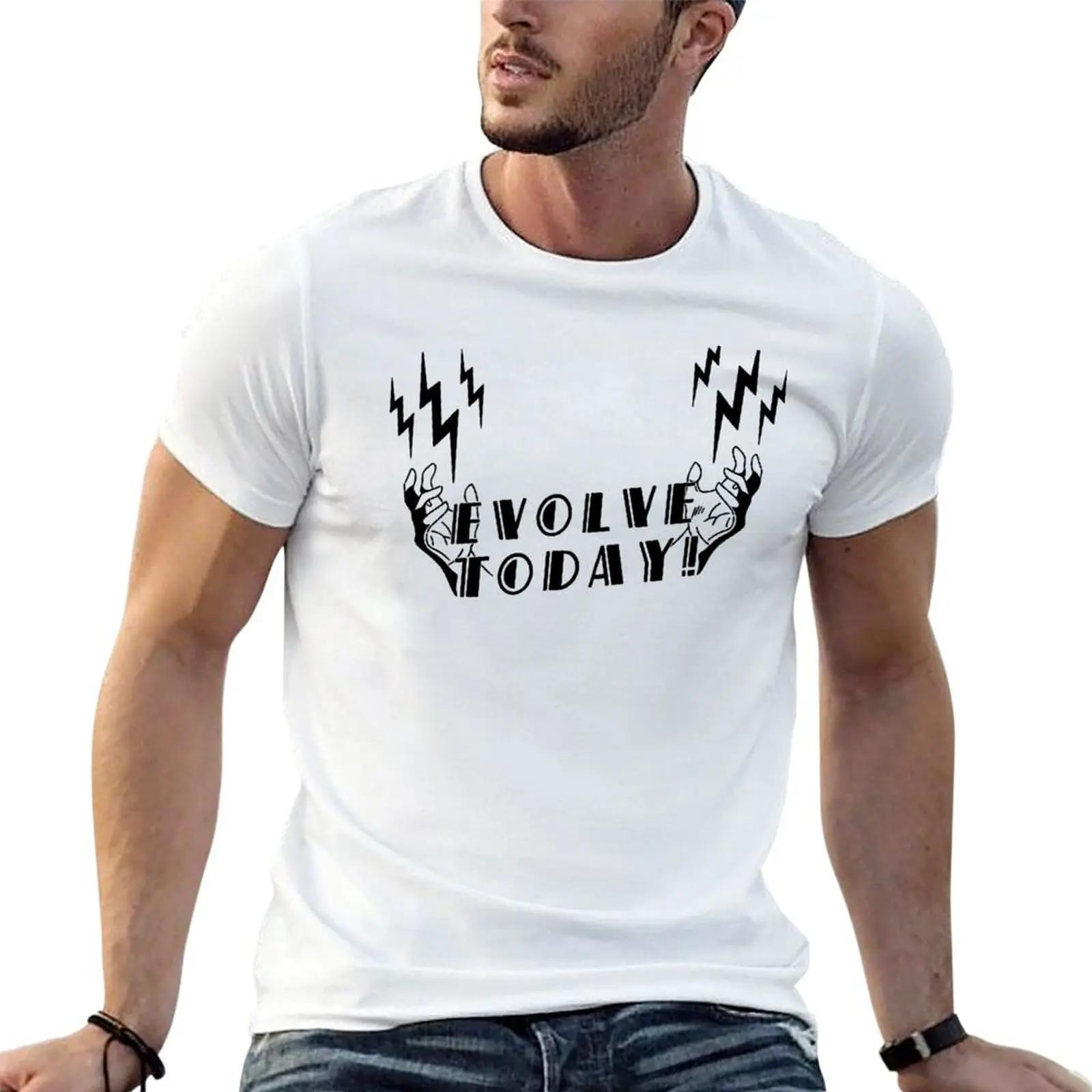 Evolve Today - T-shirt Electro Bolt grande taille à séchage rapide pour le sport