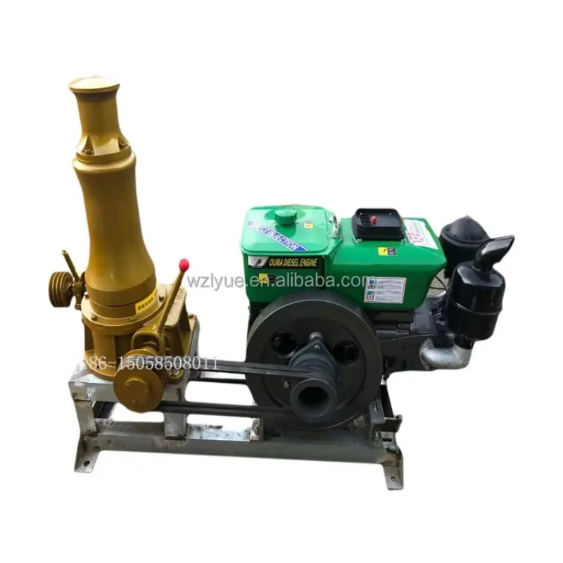 Rope Hoisting Winch Fish Net Hauler Winch For Fishing Pulley Directly Connected Die Or  Engine