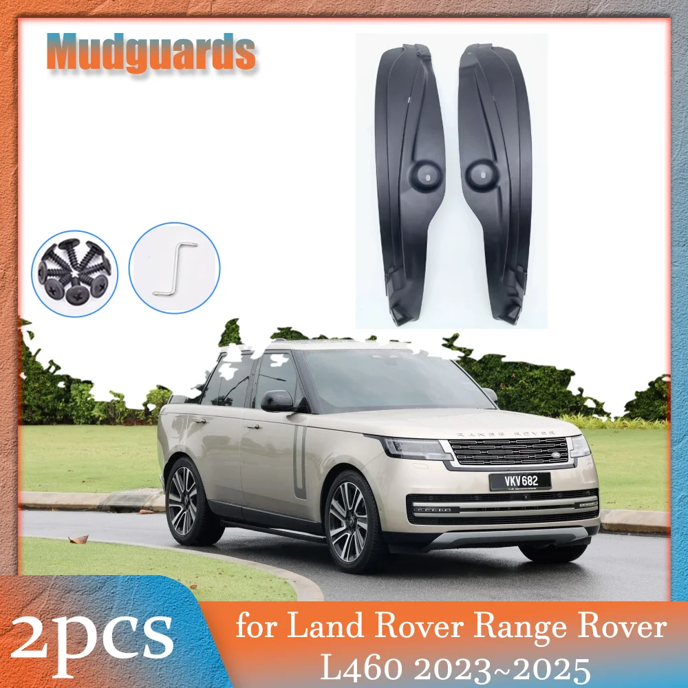 

2pcs Car Mudflaps for Land Rover Range Rover L460 2023~2025 Inside Mud Flaps Splash Guards Mudguards Rear Fender Part Accessorie