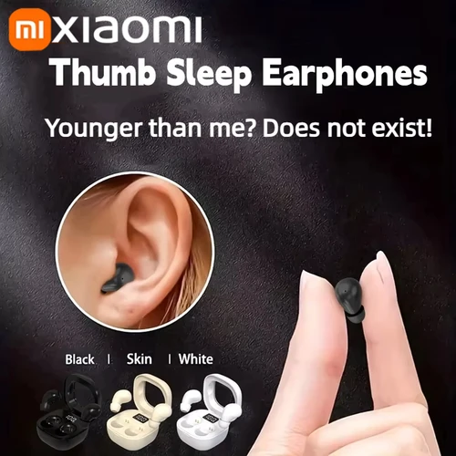 VIVO Ultra Mini auriculares inalámbricos con Bluetooth auriculares invisibles para dormir auriculares con cancelación de ruido con micrófono para Huawei Xiaomi Redmi