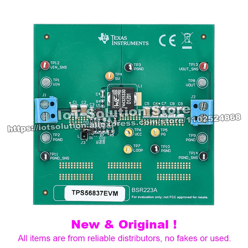 TPS56837EVM TPS56837 evaluation module 4.5-V to 28-V input, 8-A synchronous buck converter