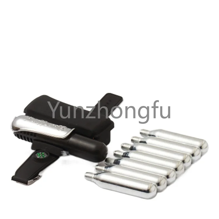 Оригинальный специальный газовый баллон с браслетом против утопления. Используется как спасательный газовый баллон для плавания и дрифтинга. Подлинный Оригинальный специальный газовый баллон с браслетом против утопления. Используется как спасательный газовый баллон для плавания и дрифтинга. Подлинный