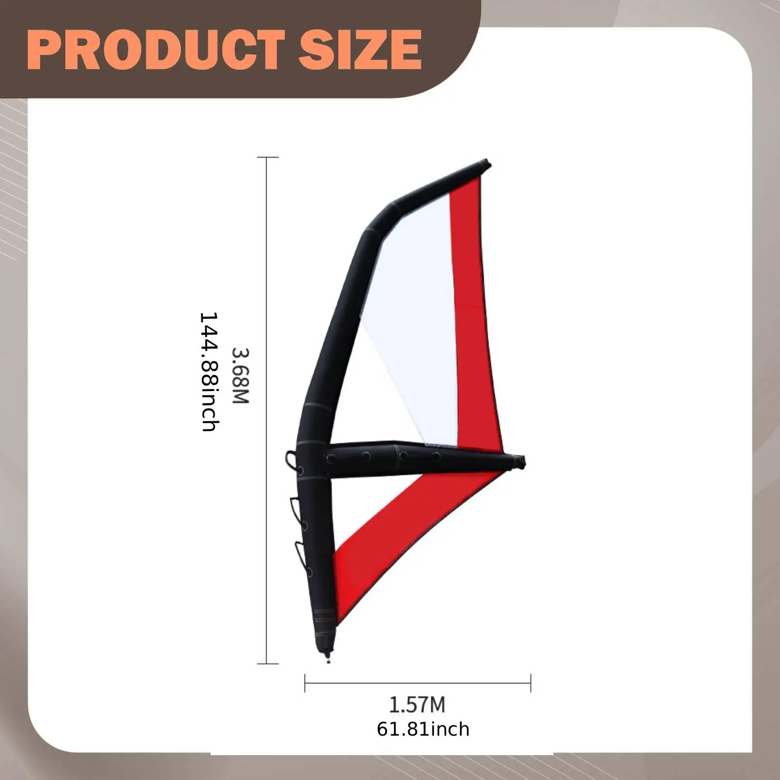 

Inflatable Windsurfing Wing,Water Sports 360 Rotating Base with Air Pump,Wind Surfboard Sail Handheld for Outdoor Activities