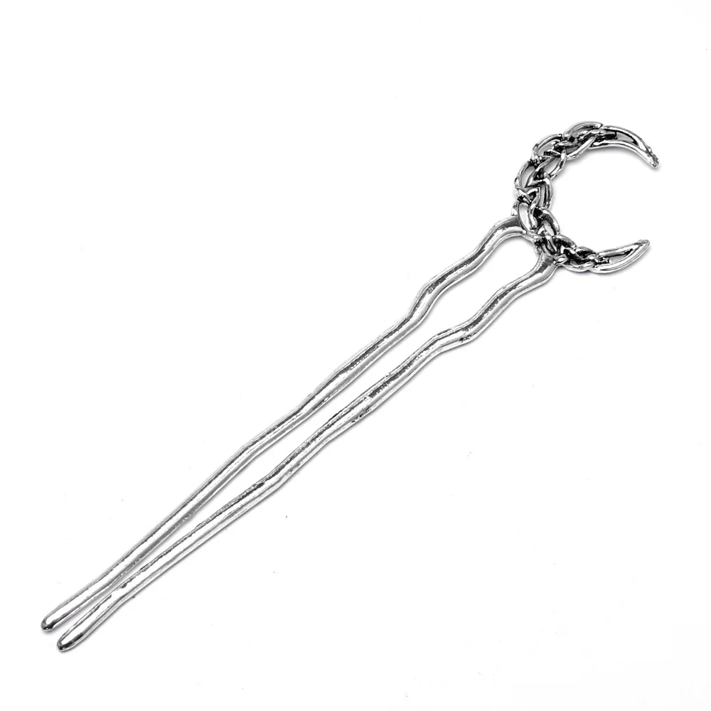 Lua irlandesa hairpin nórdico simples crescente placa hairpin verão feminino maruko cabeça acessórios para o cabelo