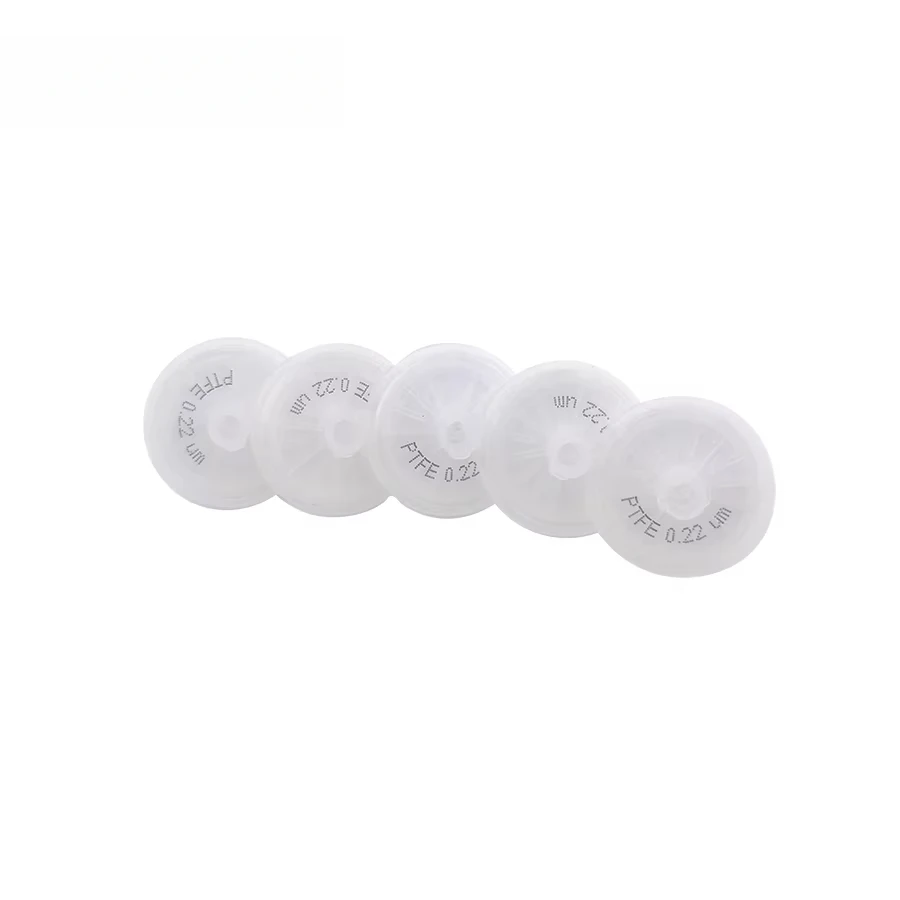 

0.22um Pore Size Miniature 25 mm Hydrophobic PTFE Shot Filter for Nylon Syringe Filters for Laboratory Consumables