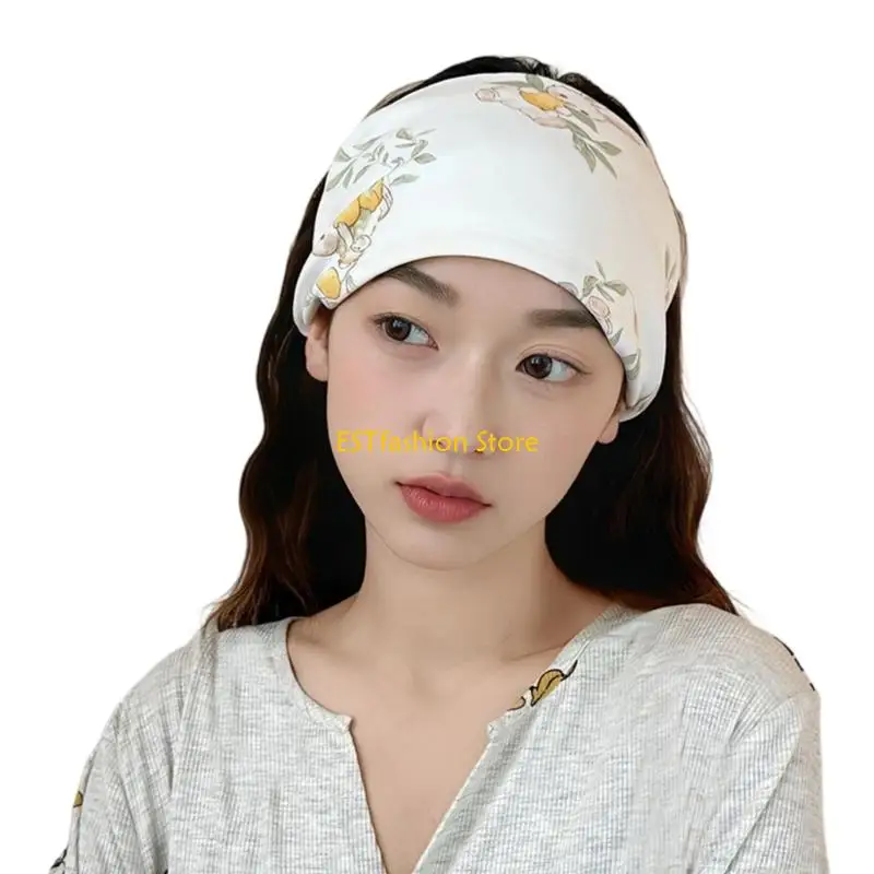 Y5GC Multi Use Double Layer Cotton Nursing Cap For Postpartum Women Soft Stretchy Maternity Head Cover Breathable Design