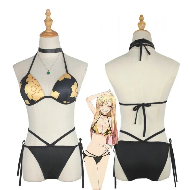 

Kitgawa Marin cosplay anime my dress up Darling swimsuit costume my dress-up Darling kitgawa Marin cosplay swimsuit plus size