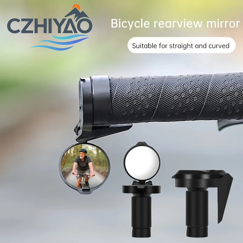 

CZHIYAO Bicycle Rearview Mirror, High-Definition Convex Mirror, Suitable for Mountain Bikes And Road Bike Bicycle Accessories