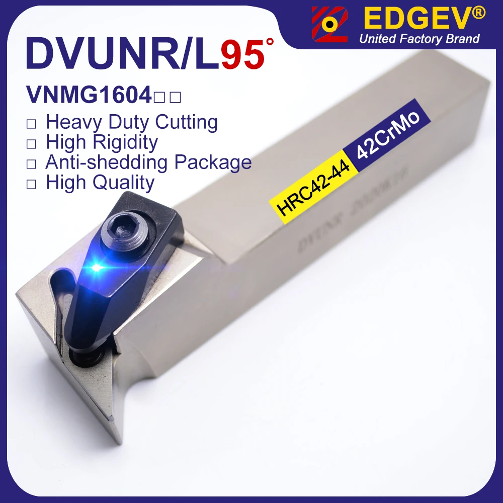 

DVUNR16 DVUNR2020 DVUNR2525 DVUNL3232P16 External Turning Tool,DVUNR DVUNL Lathe Cutting Tools,VNMG Tool Holder,CNC Cutter Bar