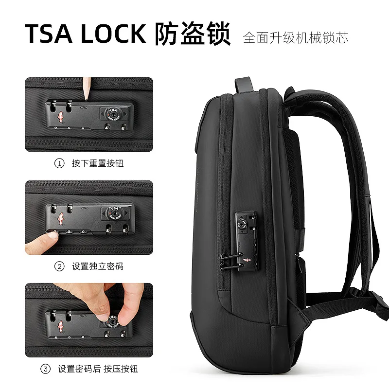 Imagem -04 - Mark Ryden Mochila para Homens Caber 15.6 Polegada Portátil Mochila Multifuncional Anti Ladrão Mochila Bolsas à Prova Impermeável Água Carregamento Usb Novo