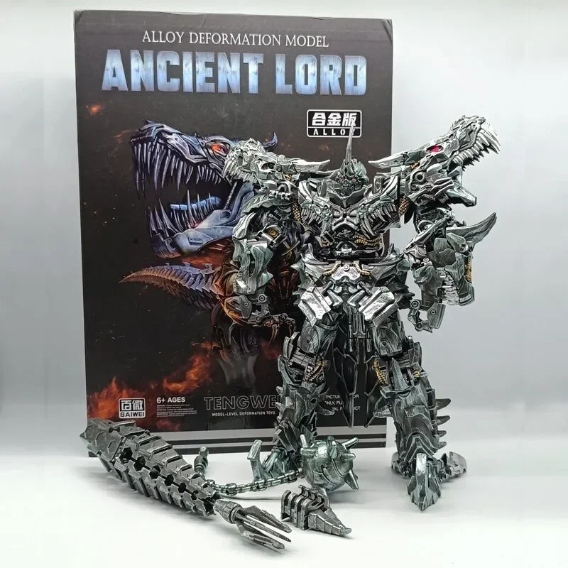 BAIWEI Transformation ของเล่นสต็อก TW-1101B Grimlock Transformation 5 ภาพยนตร์รุ่น SS Rex Action Figure Autobot Collection