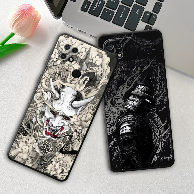 Creative Samurai Funda Phone Cover Case for Xiaomi Poco F8 C61 C71 M3 M4 M7 Pro F1 X3 X4 X5 X7 Pro C50 F3 M5 C75