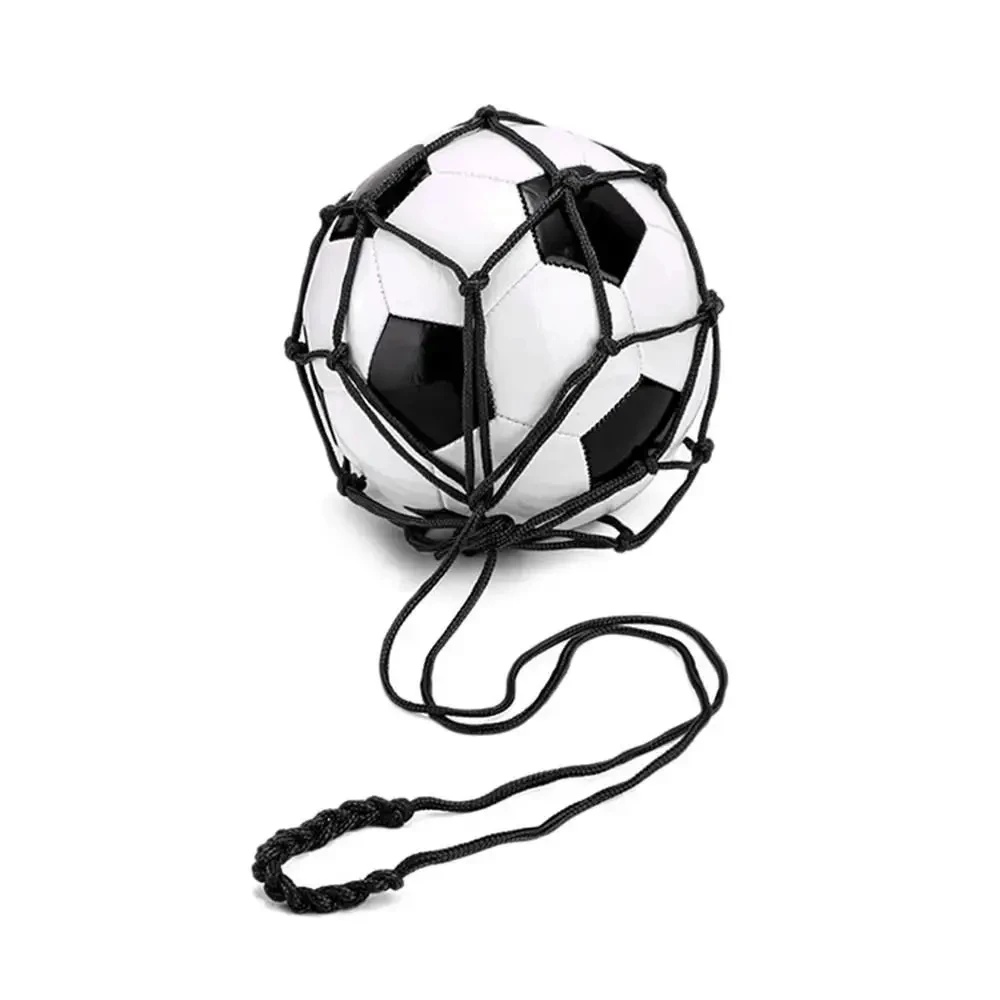 Tasca per rete da calcio per allenatore automatico per calcio giovanile Borsa da basket in rete di nylon per sport all'aria aperta professionale Borsa da trasporto per pallone da calcio in rete solida
