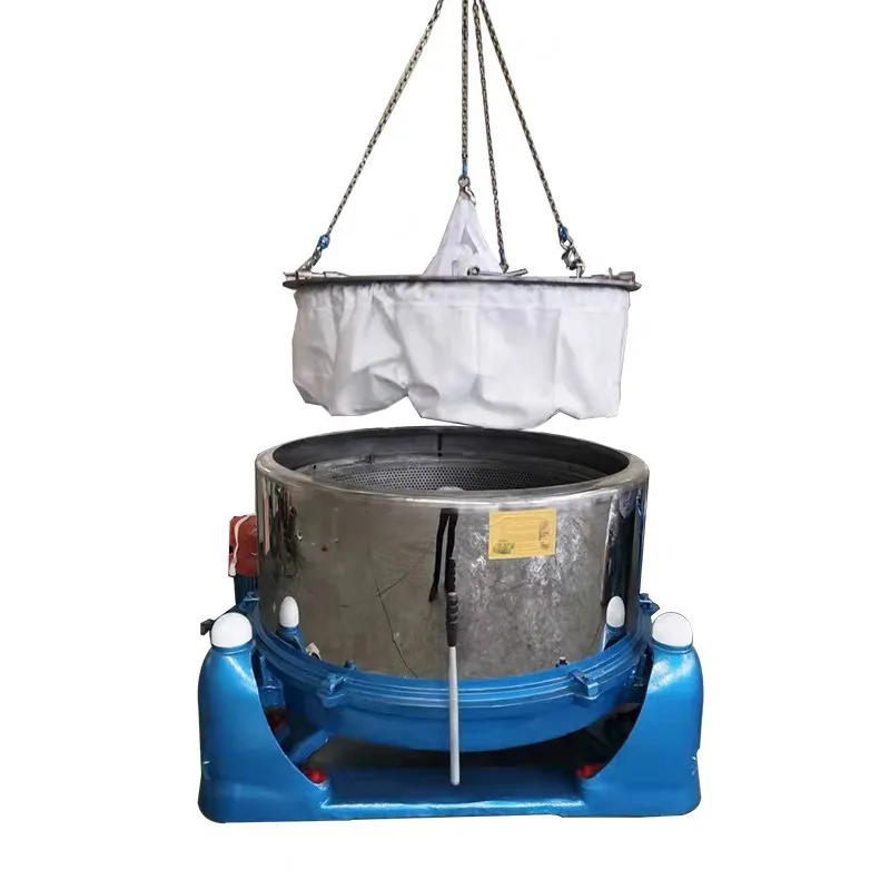 Lower unloading hanging bag industrial dehydrator, chicken feet fungus dryer metal powder hardware centrifuge