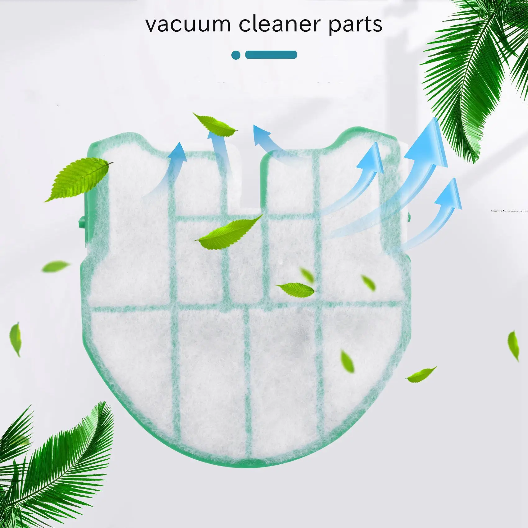 Filtros de protección de Motor de 3 piezas para Vorwerk Kobold VB100 FP100, piezas de aspiradora con batería