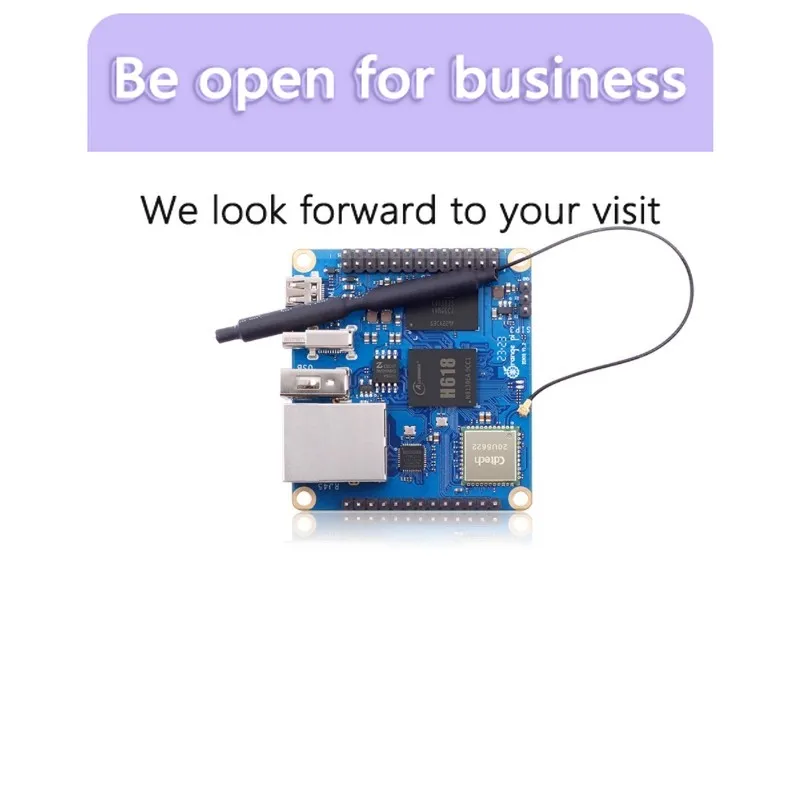 Zero3 Single Board Computer H618 WiFi Bluetooth Gigabit Ethernet