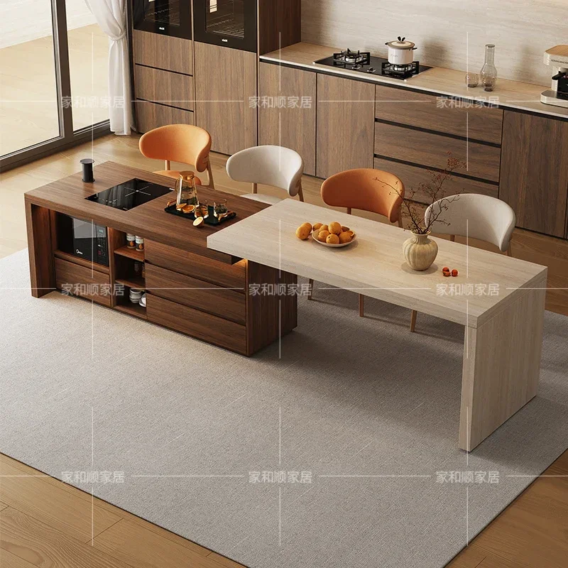 Extendable Mobile Dining Table Coffee Restaurant Side Conference Study Dining Table Living Room Mesas De Jantar Home Furniture
