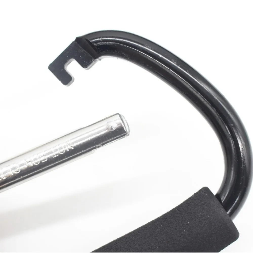 Large Carabiner Stroller Hooks Organizer Aluminum D Ring Spring Snap Keychain Clip Carry Handle for Hanging Purses Shopping Bags image 3