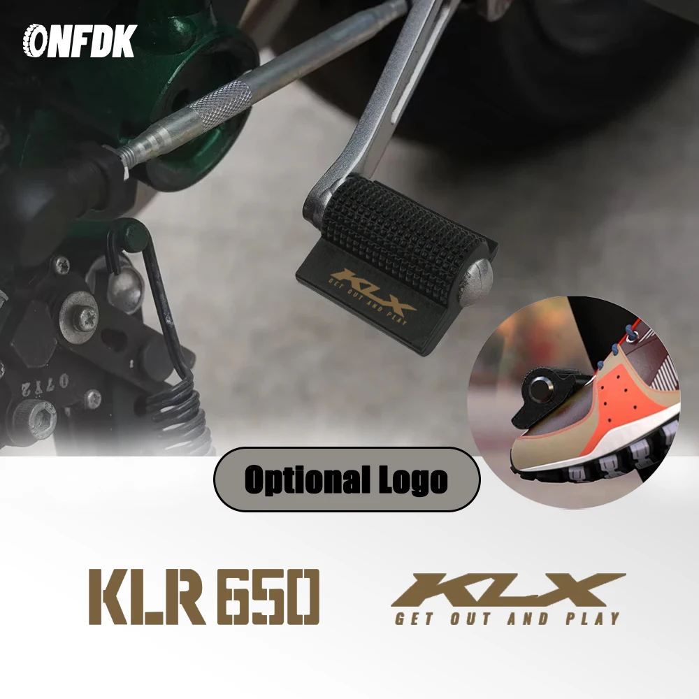 Para kawasaki klr650 klx300 klx300sm 230sm 300r 230r 140r 110r motocicleta alavanca de mudança de engrenagem pedal capa protetora de borracha