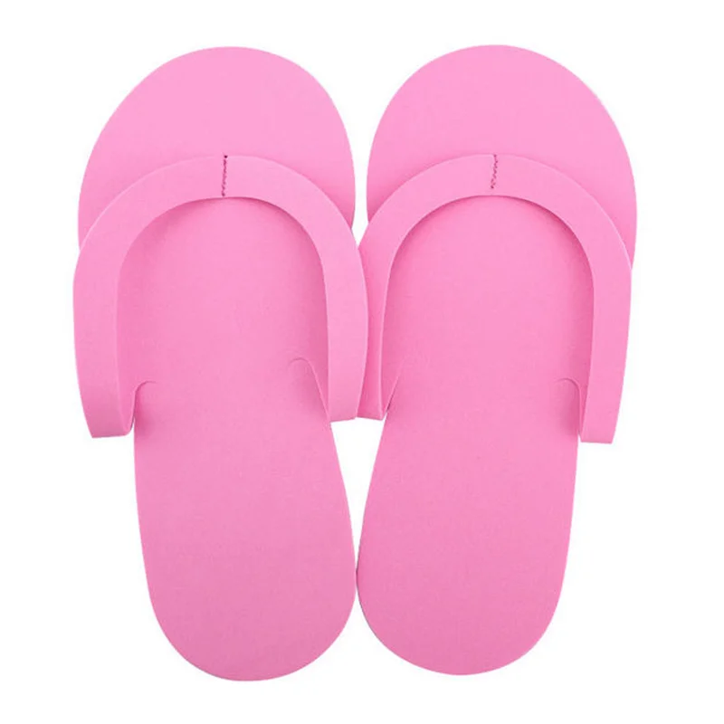 12/24/36 Paar Zufällige Farbe Männer Frauen Hausschuhe Schaum Einweg Hausschuhe Für Salon Spa Hotel Pediküre Fuß Flip flop Slipper – Detail 3