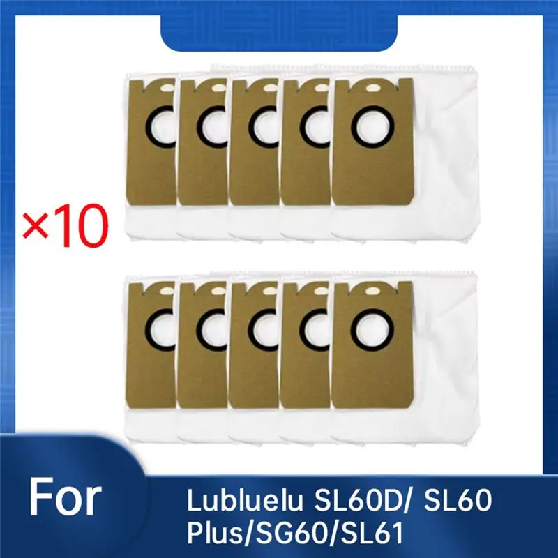 A40Z-10 Pcs Dust Bags For Lubluelu SL60D/ SL60 Plus/SG60/SL61 Sweeper Accessories Dust Bags Built To Last And Work Well