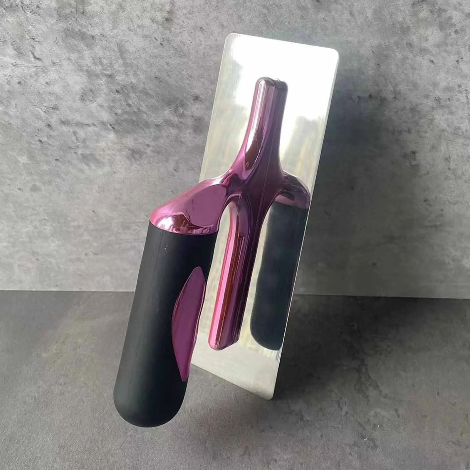 Imagem -01 - Stainless Steel Putty Trowel com Pink Handle Putty Scraper Wall Knife Coating Tool Diatomaceous Earth Trowel para Aplicação de Putty Casa stainless steel putty trowel com pink handle putty scraper wall knife coating tool diatomaceous earth trowel para aplicacao de putty casa 01