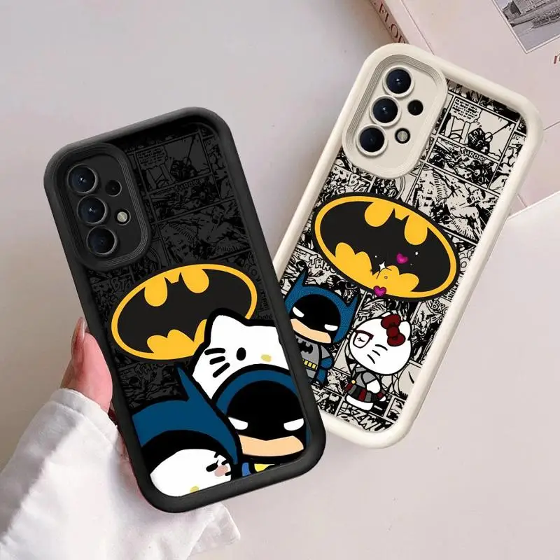 AF6714_B-Batman Hero Logo Phone Case for Galaxy A15 A72 A52 4G 5G A25 A35 A55 A51 A73 A52s A53 A54 5G A71 4G Cover