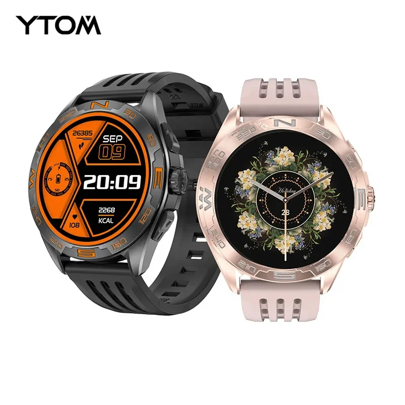 

YTOM DT M1 1.43 inches AMOLED SmartWatch APP GPS Waterproof Round Smart Watch For Men Women Wireless charging NFC