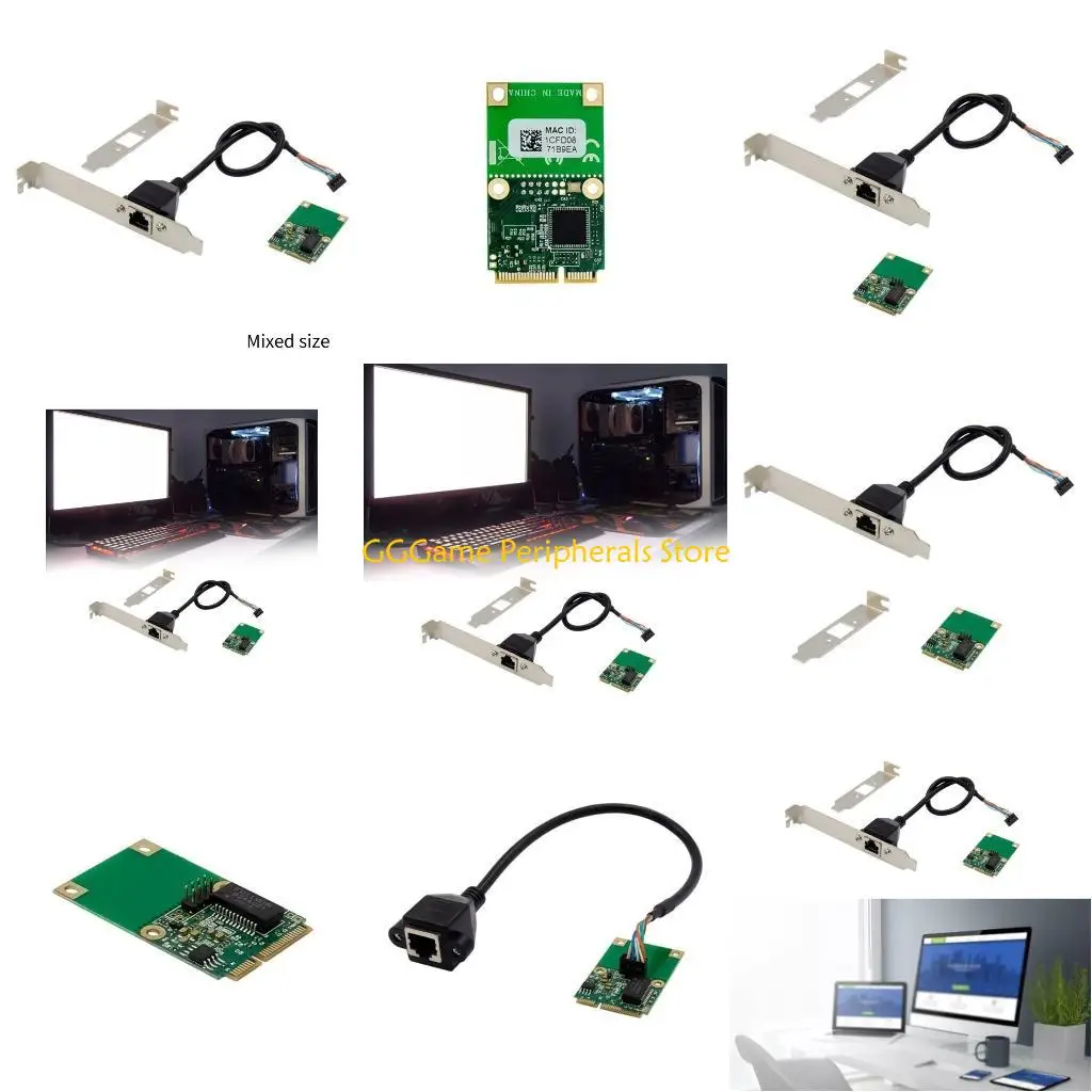 

U55B Mini PCIE Gigabit Networking Card Single-Port Ethernet Card I210AT Control Networking Connection 2.5Gbps