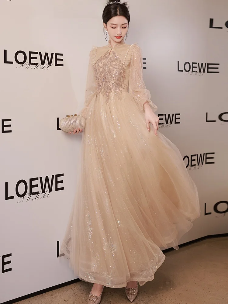 

Новое роскошное вечернее платье Ele Long Sve Host 2026 года для женщин, высококачественное, для свадеб, балов и торжественных церемоний