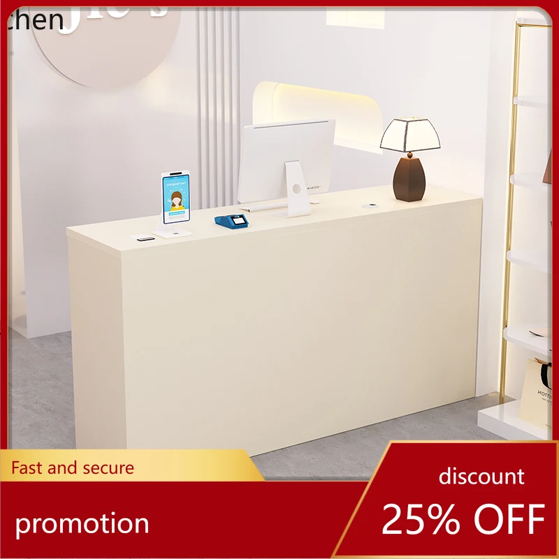 

HXL clothing store checkout page bar counter small packing table nail salon beauty salon reception desk