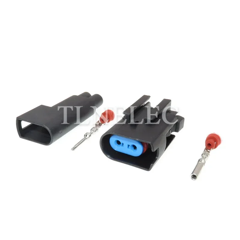 DJ7022Q-1.5-11/21 2 Pin Way Male Female Auto Motor Car Engine Lamp Socket Wire Connector Sensor Plug