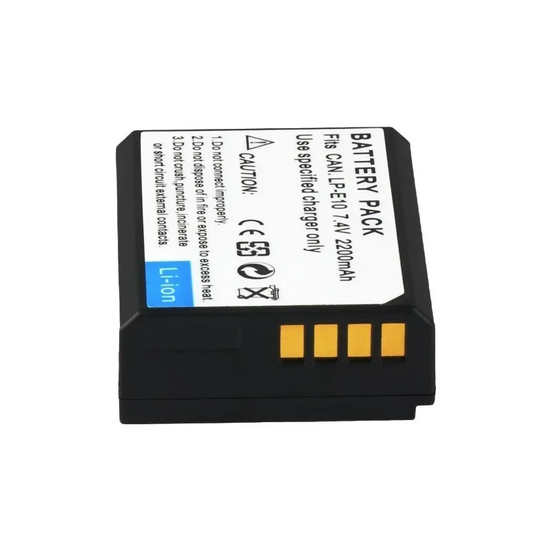 SWZY 2PCS 2200mAh LP-E10 Camera Battery For Canon EOS 1100D 1200D 1300D 1500D 3000D KISS X50 X70 X80 EOS Rebel T5 T6 Camera