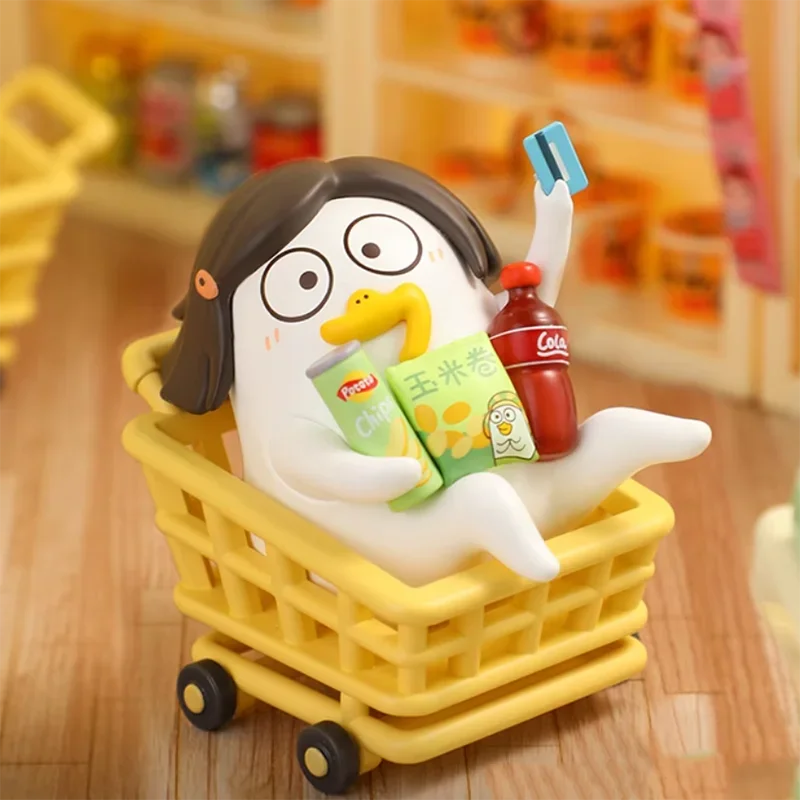 Pop Mart Duckyo's Leisure Life Series Blind Box Guess Bag Mystery Box Speelgoedpop Leuke Anime Figuur Desktop Ornamenten Cadeau