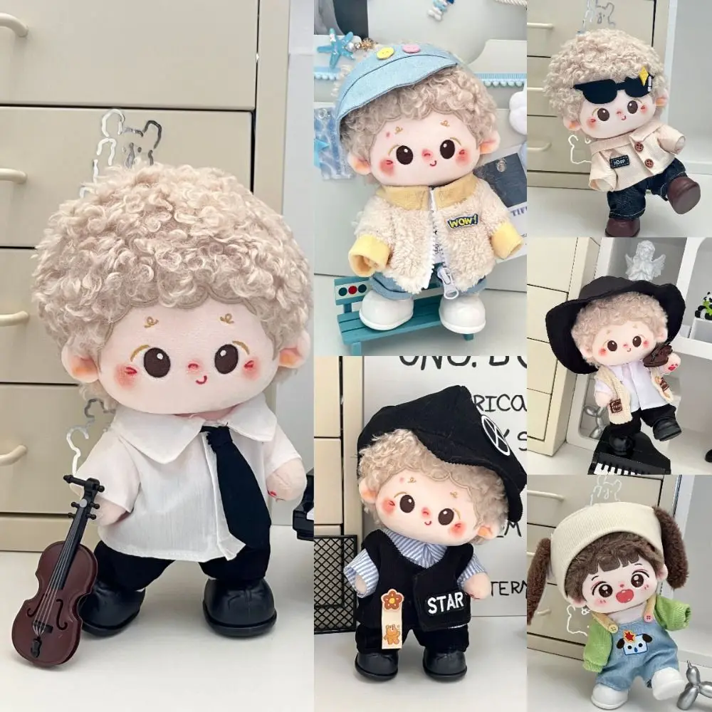 

Хлопковая одежда с героями мультфильмов 20 см, милый наряд BJD OB11, аксессуары для кукол, несколько стилей, комбинезон для детей