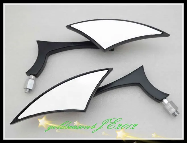 Motorcycle  Black Mini Custom Side  mir Mirrors for Motorcycle Street Sport Bike Cruiser Chopper