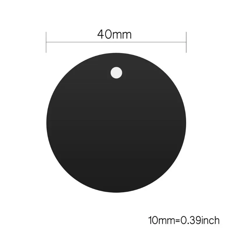 Metallplatte magnetische Auto halterung Magnet Telefon halter selbst klebende Aufkleber runde quadratische Landung schiff