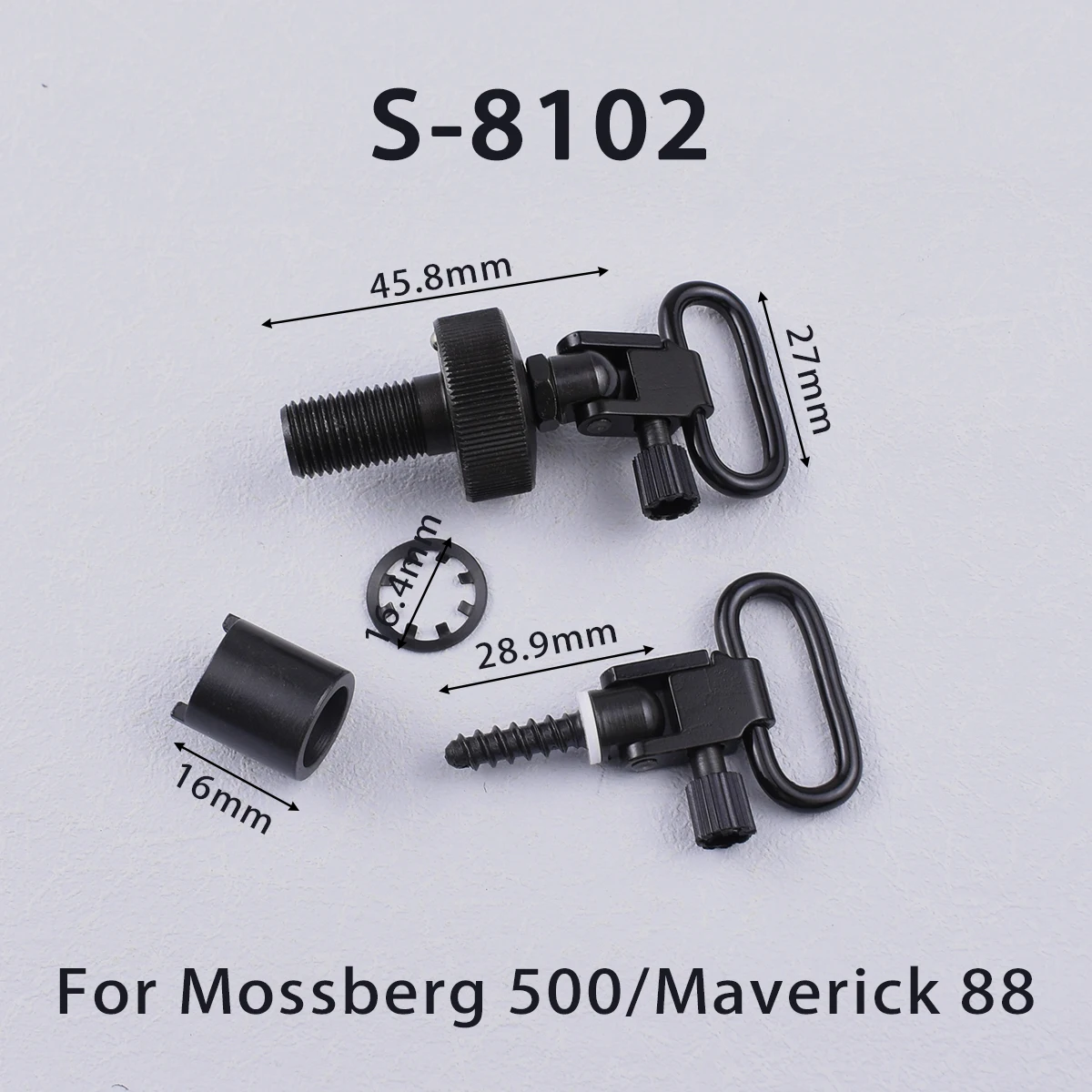 Tactical Mossberg 500 Remington 870 1100 Metal Quick Detachable Sling Swivels Adapter Set For Rifle Shotgun Express 20GA 12GA